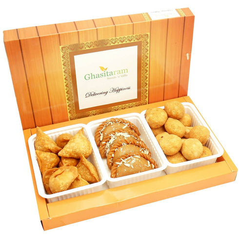 Ghasitaram Gujiya, Farsan Samosa& Farsan Kachori Hamper